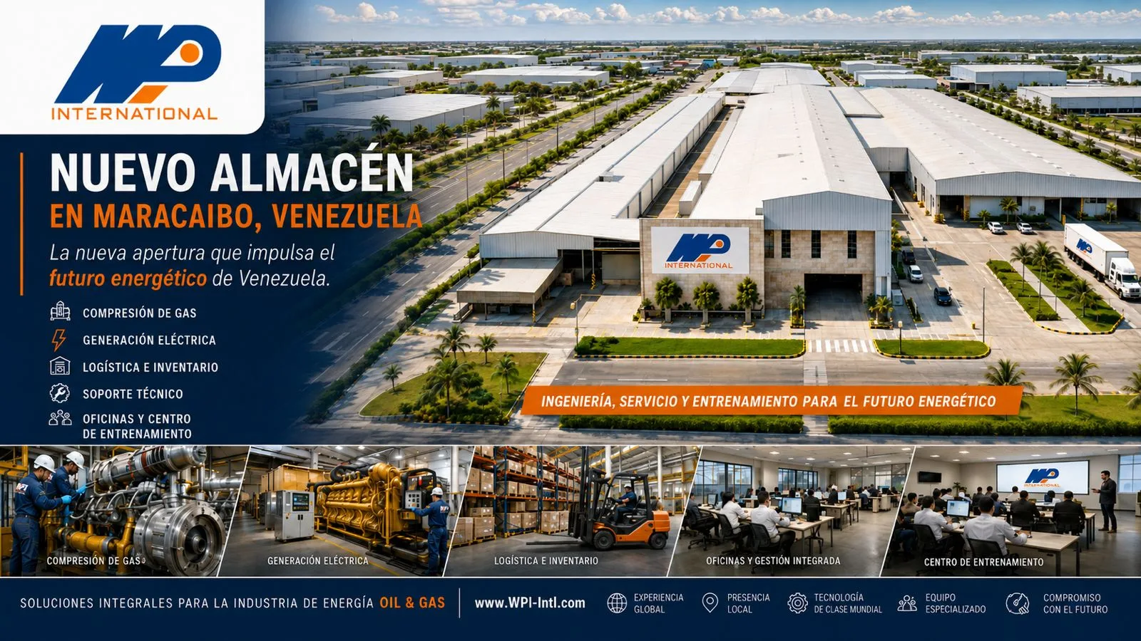 Nueva base de WPI International en Maracaibo, Venezuela